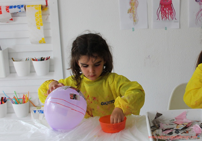 Medusas con cartapesta