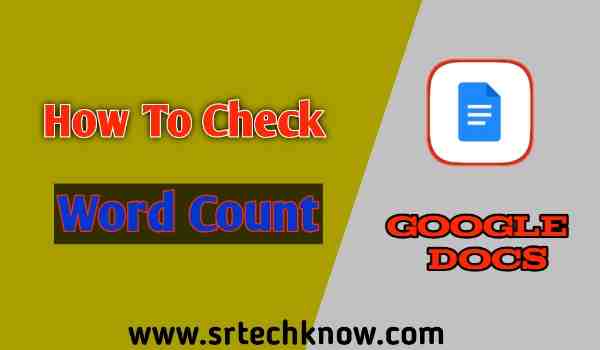 How To Check Word Count On Google Docs