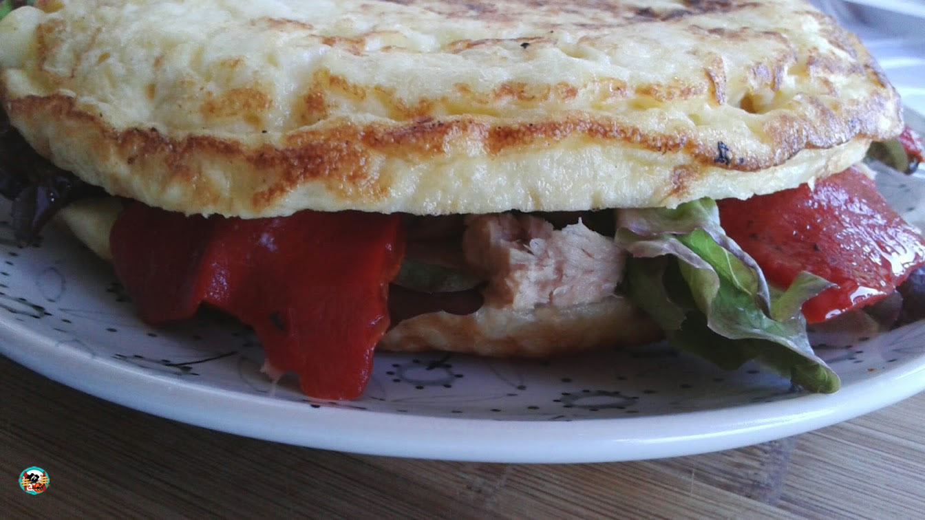 Tortilla Española rellena de atún ¡Huele Bien!