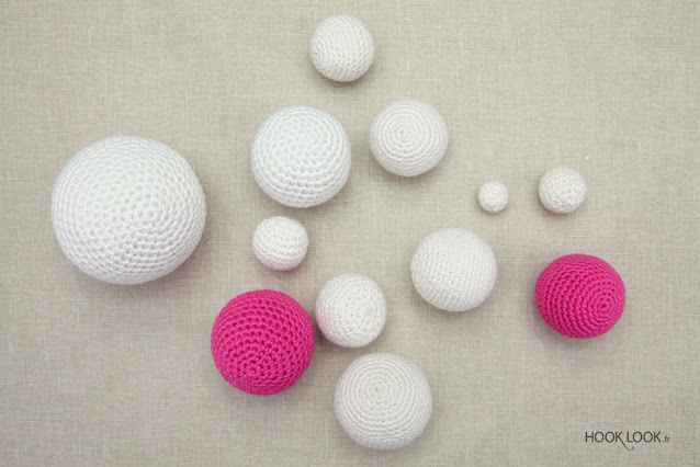 boules bien rondes au crochet