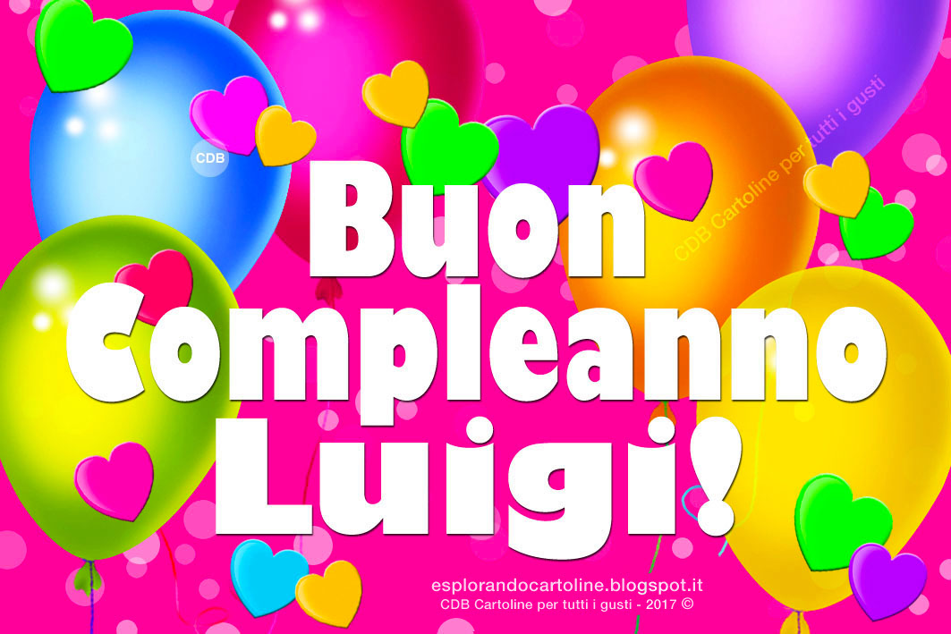 Cdb Cartoline Per Tutti I Gusti Cartolina Auguri Di Buon Compleanno Elisa Auguri Anche Per Luigi Paola Stefano Thomas Anna E Guido Con Illustrazione Di Tanti Palloncini E Cuoricini Colorati Da