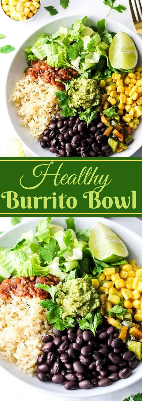 Vegan Burrito Bowl #vegetarian #bowl #vegan #snack #easy 
