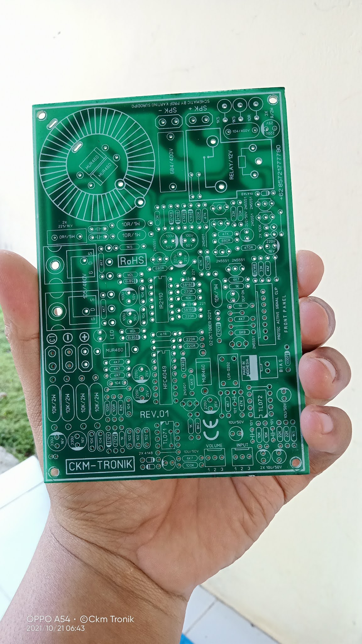 CKM TRONIK: PCB power class D