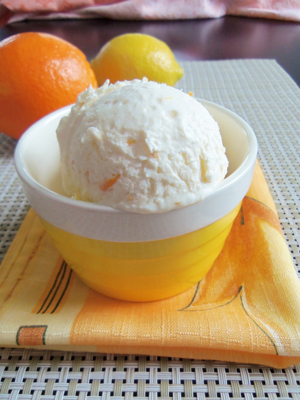 Simply Romanesco OrangeLemon Ice Cream