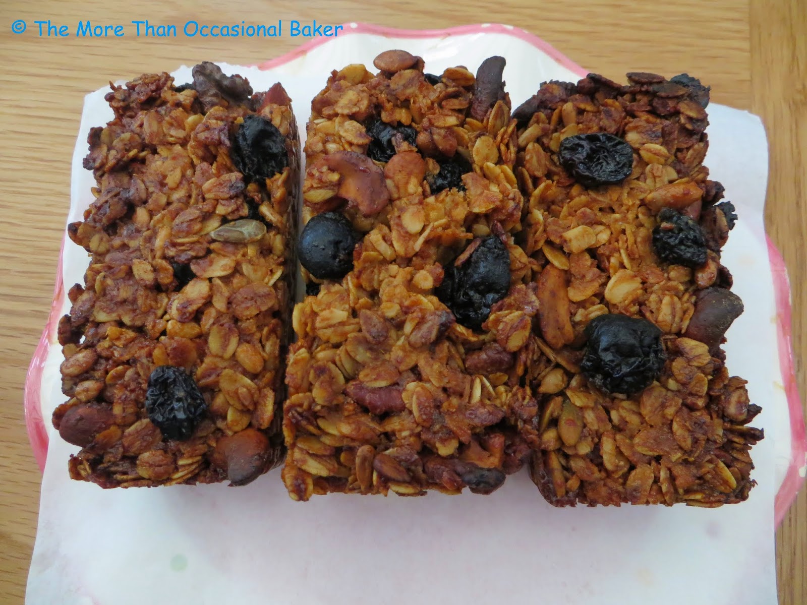 The more than occasional baker Fruit, Nut and Seed Flapjacks