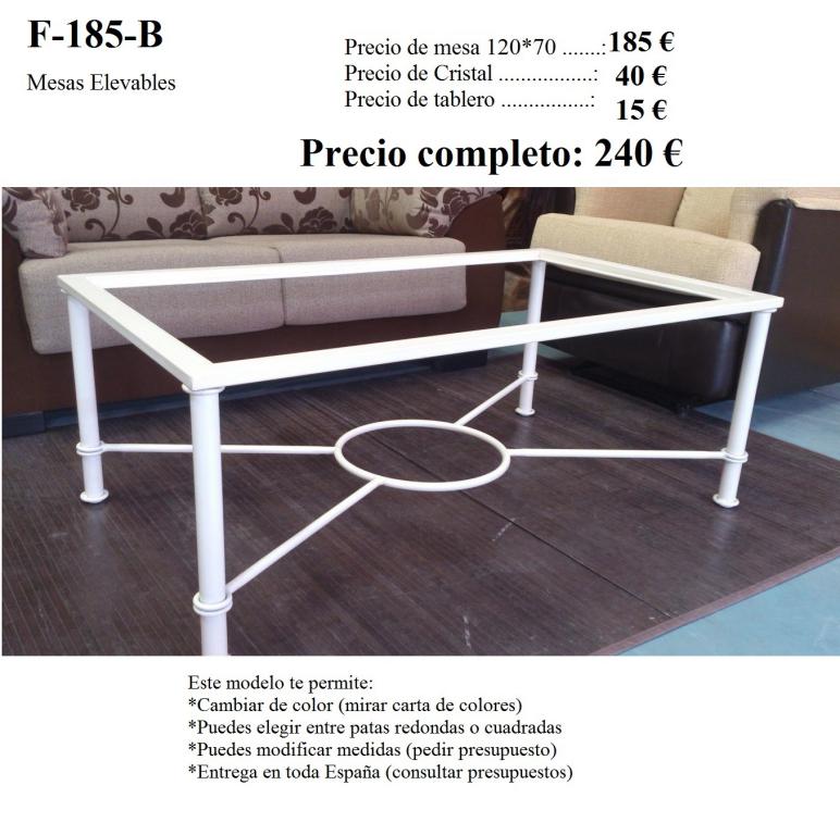 Mesas Elevable Y Para Brasero Y Camilla En Forja Pilas Fabrics