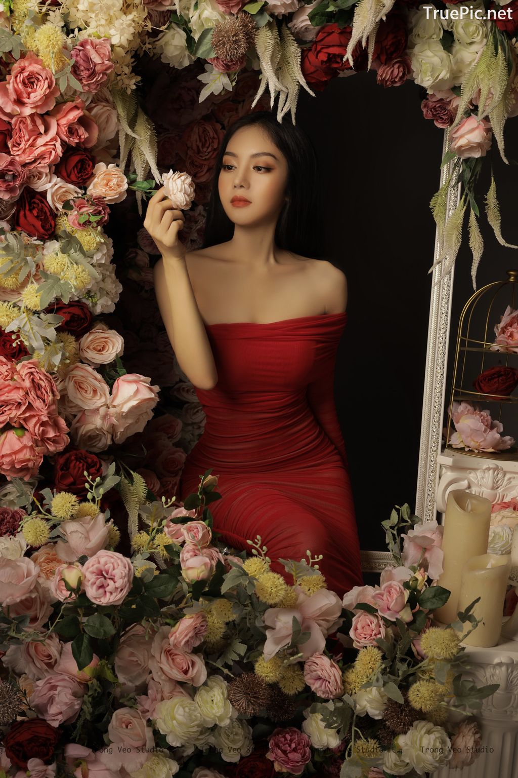 Image Vietnamese Model - Beautiful Girl and Flowers - TruePic.net - Picture-17