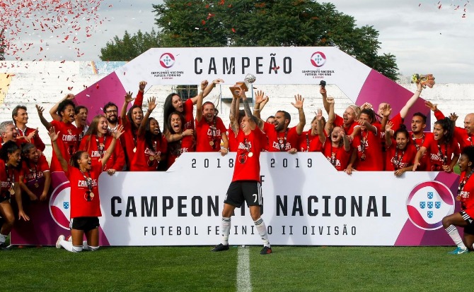 Benfica Campeão Nacional da 2ª Divisão Futebol Feminino 2018/19 Benfica Campeão Nacional da 2ª Divisão Futebol Feminino 2018/19