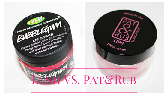 Porównanie peelingów do ust. Lush vs. Pat&Rub