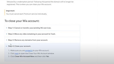 How To Permanently Delete Wix Account 2020
