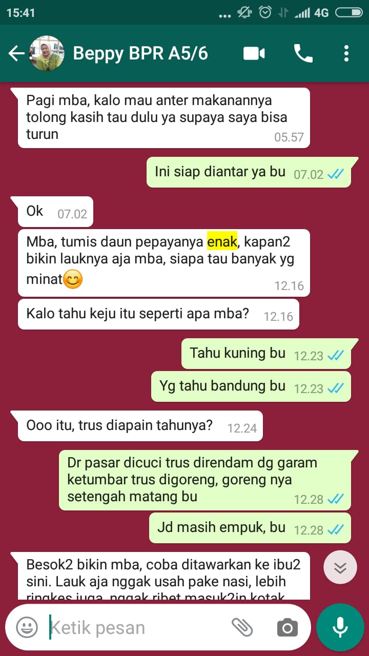 testimoni ladapala catering