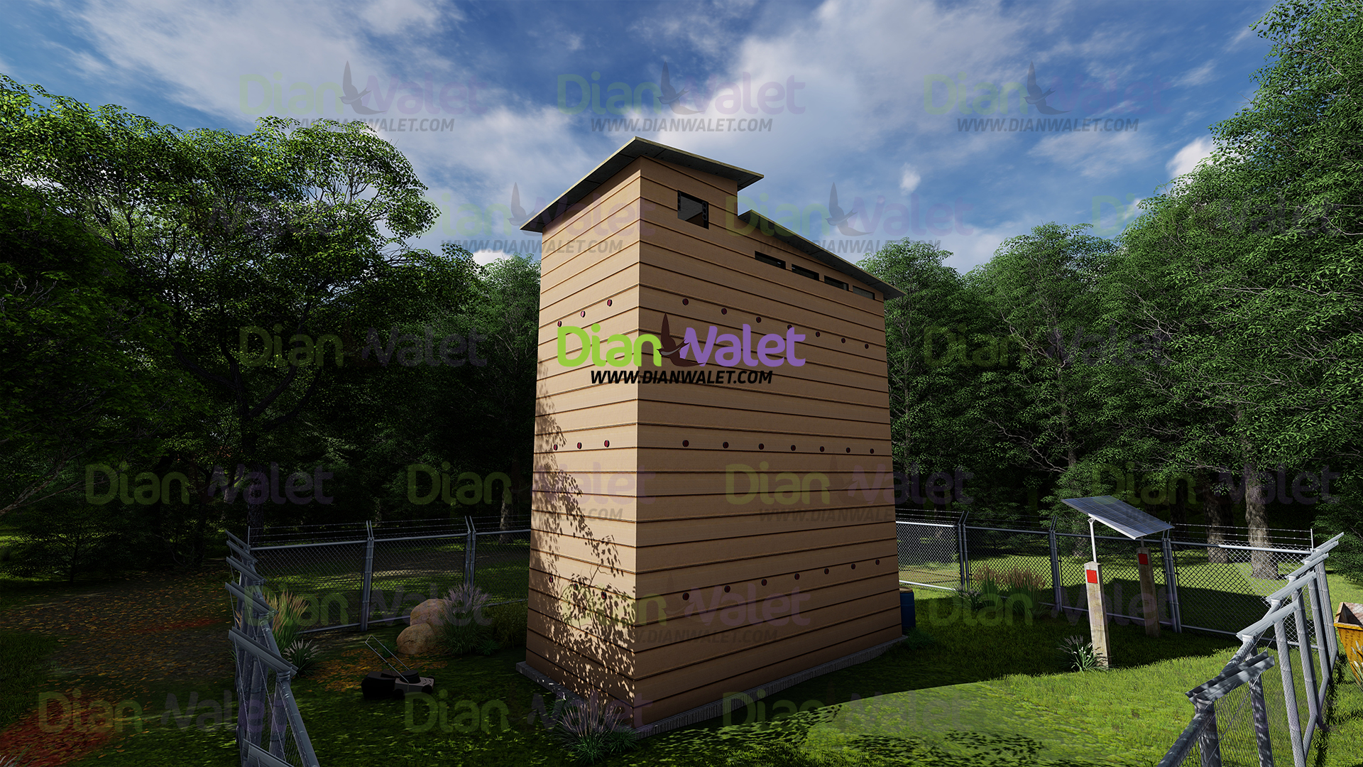 Desain Rumah Walet RBW 4X8 3 Lantai Kayu Terbaru 2020 DIAN WALET