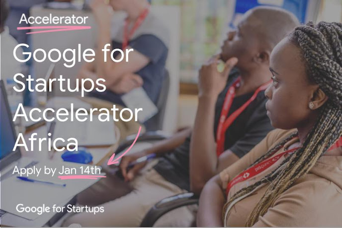 A Google for Startups Accelerator Africa opening poster