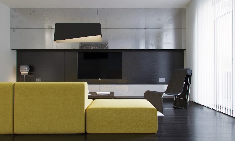 black-and-steel-living-room
