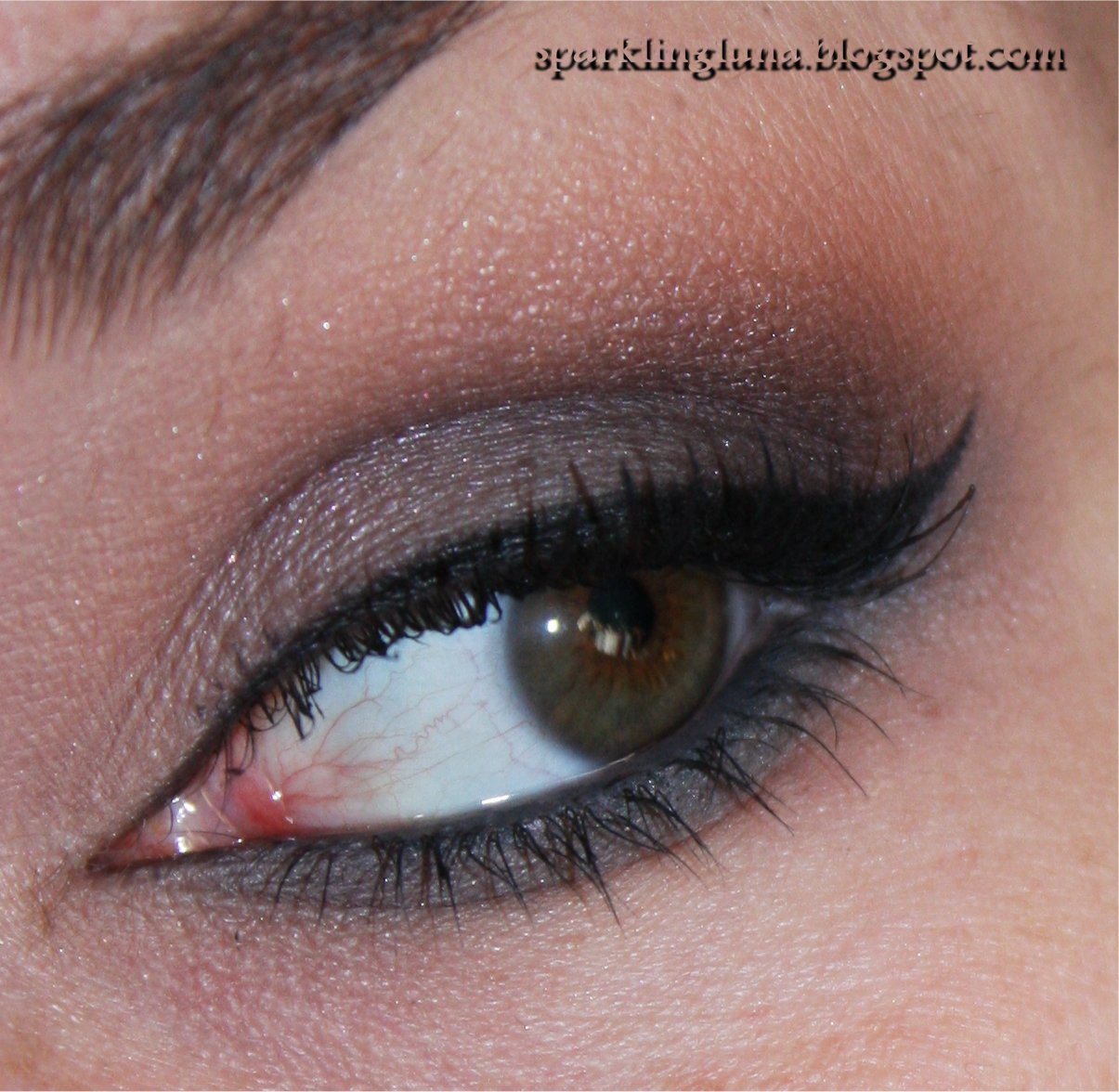 Sparkling Luna EOTD Too Faced Boudoir VoulezVous Fuzzy