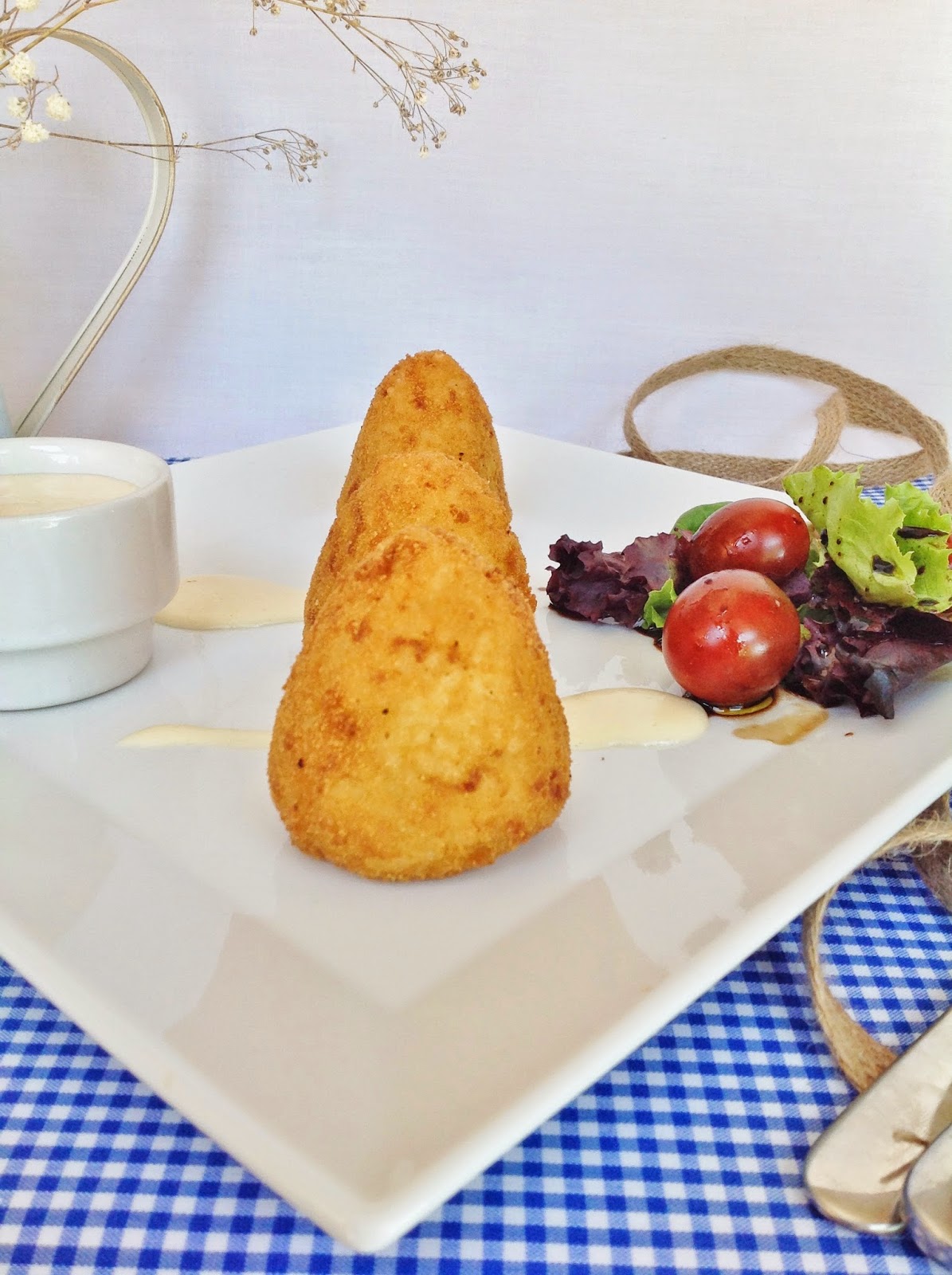 Arancini de gambas