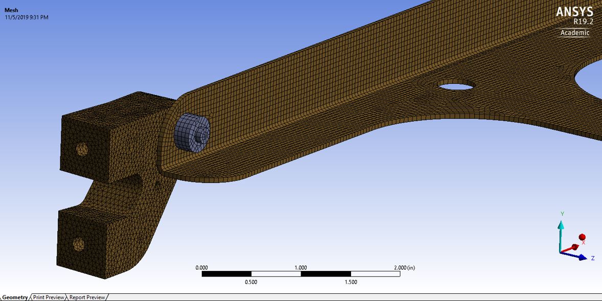 Designing a Lightweight Formula SAE Motor Controller Mount