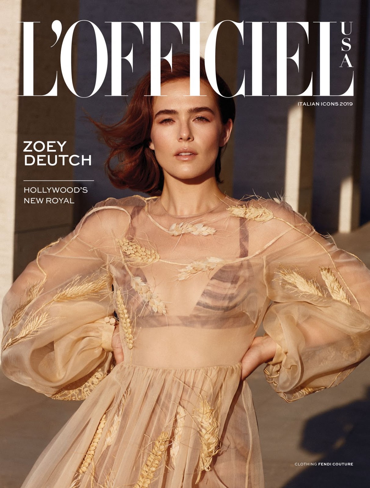 Zoey Deutch – L’Officiel Magazine USA, November 2019 | eZineInsider.com