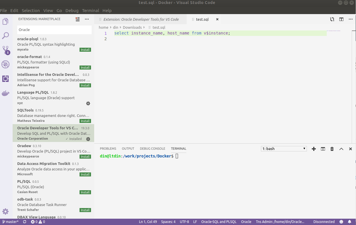 Oracle Developer Tools for Visual Studio Code ~ Dirk Nachbar: This Blog ...