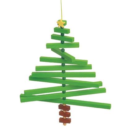 Wooden Tree Wind Mobile