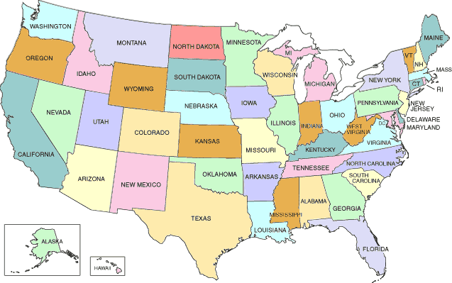 USA Map With States And Cities Pictures | Map of Manhattan City Pictures