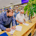 Prefeito Cícero Lucena visita o SuperFácil Atacado, que será inaugurado nesta quarta-feira