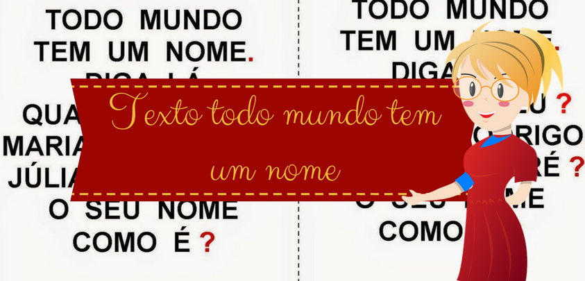 Plano de aula - 3º ano - Tudo tem um nome