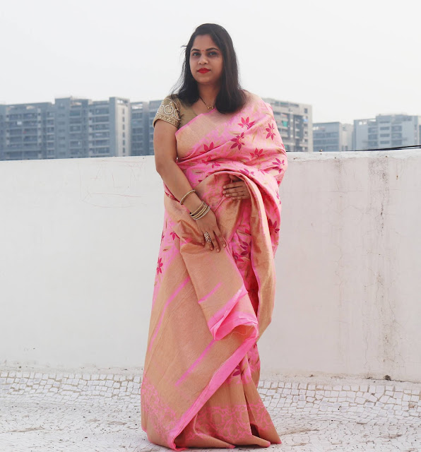 Manjubaa Banarasi Silk Saree
