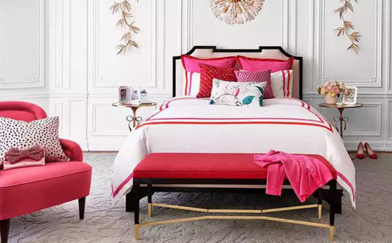 Rooms Of Inspiration Feminine Bedroom By Kate Spade