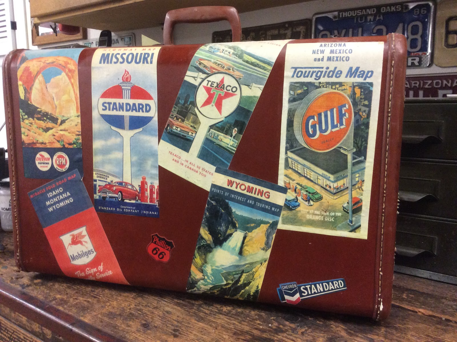 Fresh Vintage by Lisa S How to Paint a Vintage Suitcase