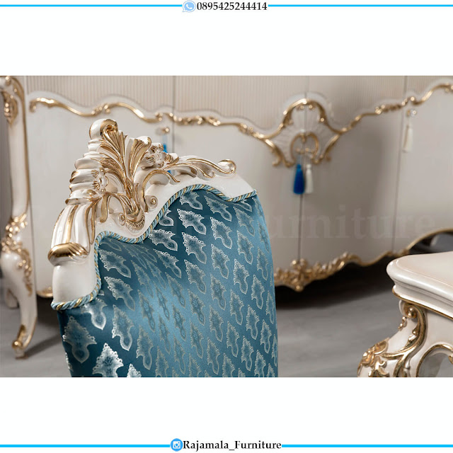 Best Sale Meja Makan Mewah Terbaru Classic Luxury Furniture Jepara RM-0599