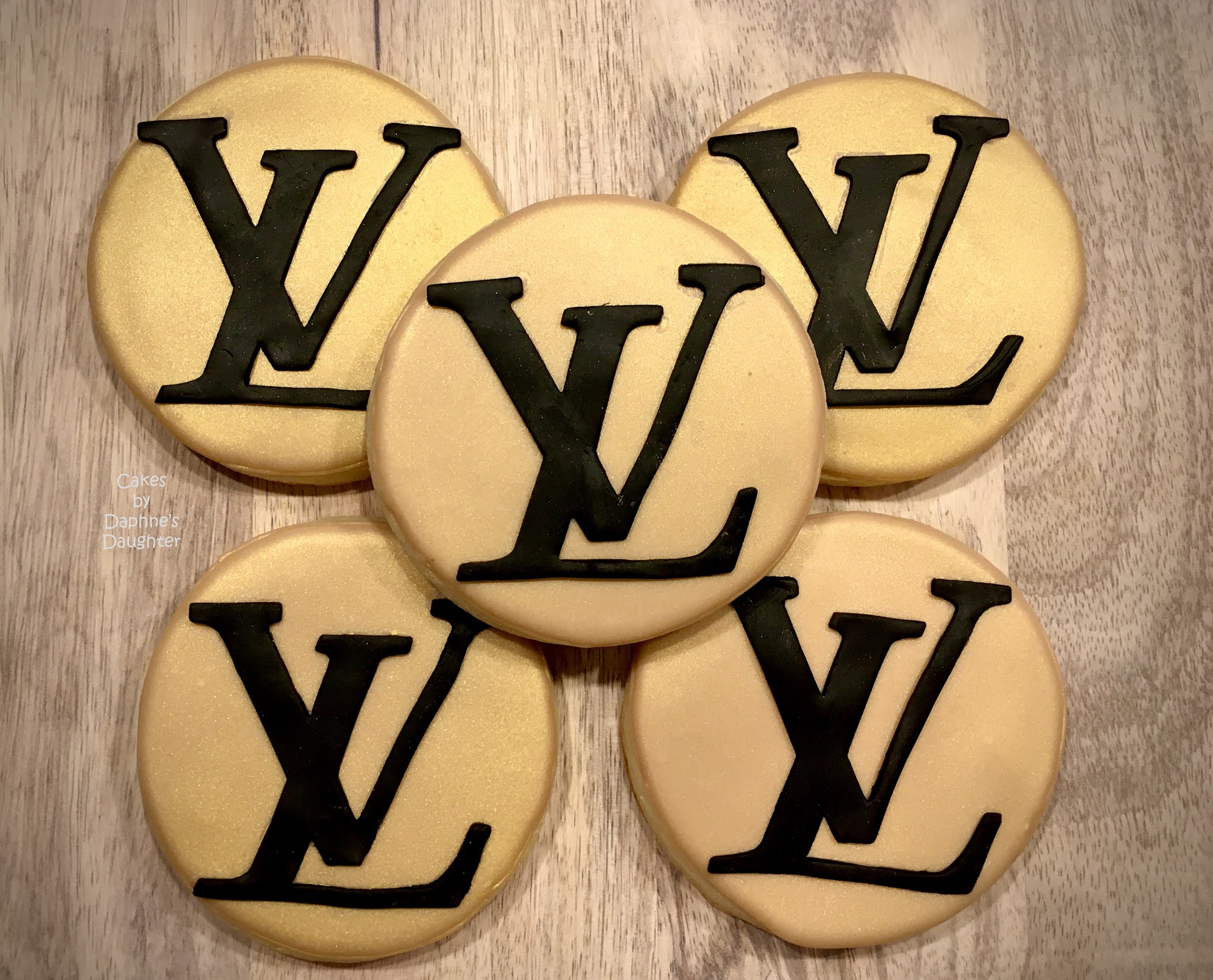 Louis Vuitton cookies  Iced cookies, Cupcake cookies, Cookies