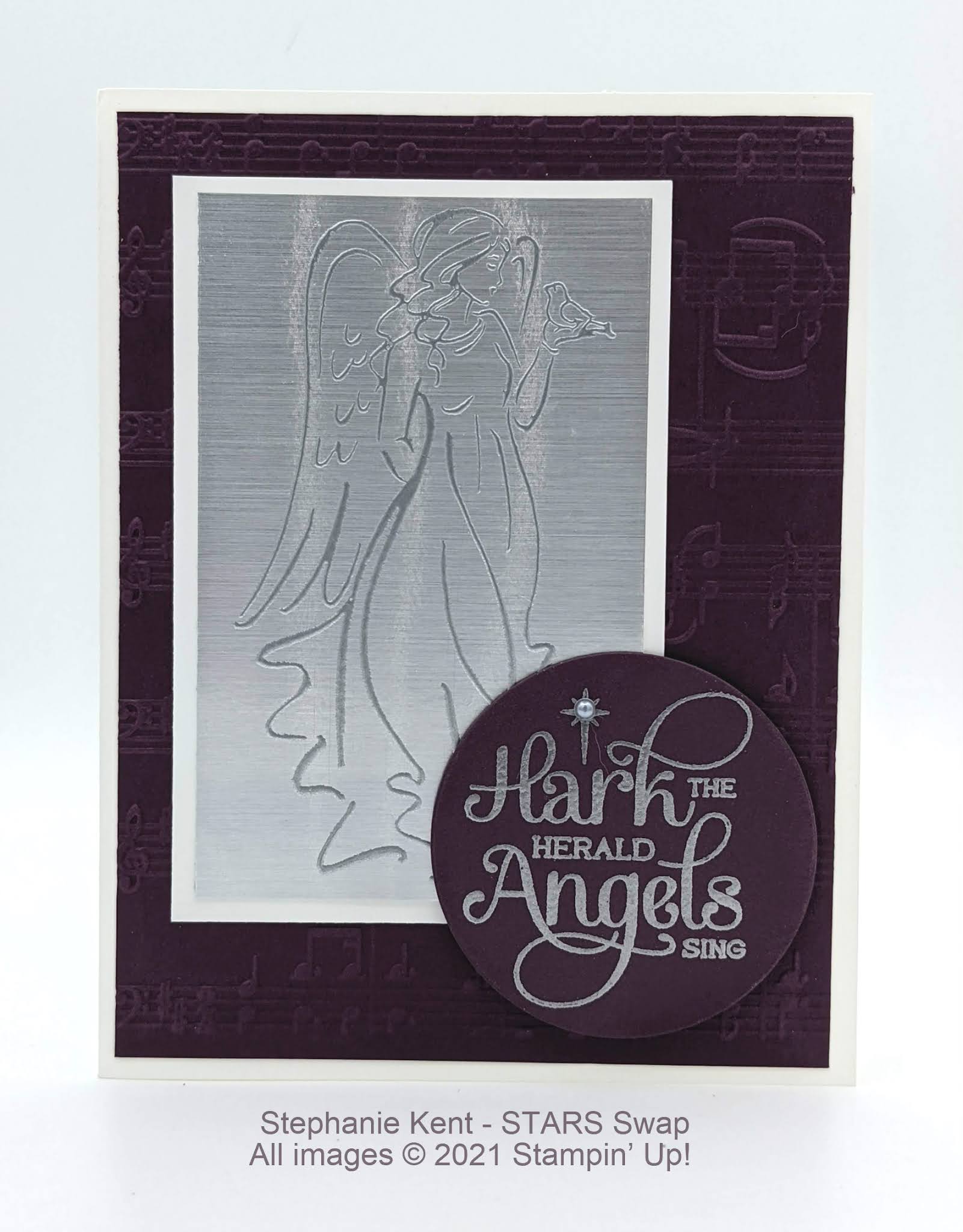 Tea and Stamps Sunday Card Share Featuring Merry Melody 3D Embossing