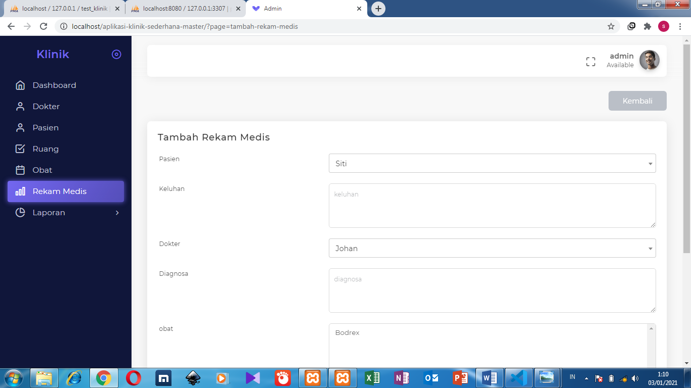 Download Source Code Aplikasi rekam medis klinik berbasis Download Source Code Aplikasi rekam medis klinik berbasis