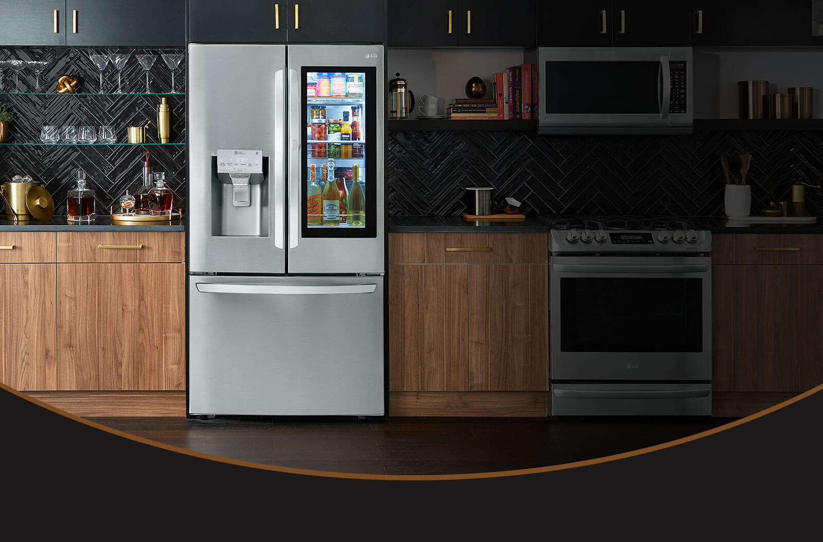 Las Refrigeradoras LG Instaview™ DoorInDoor® con Craft Ice™ le dan un
