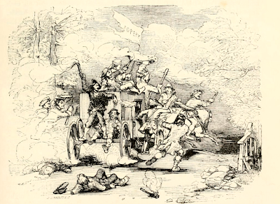 Illustration from Barnaby Rudge by Charles Dickens (1841)   which was based on the Gordon Riots 