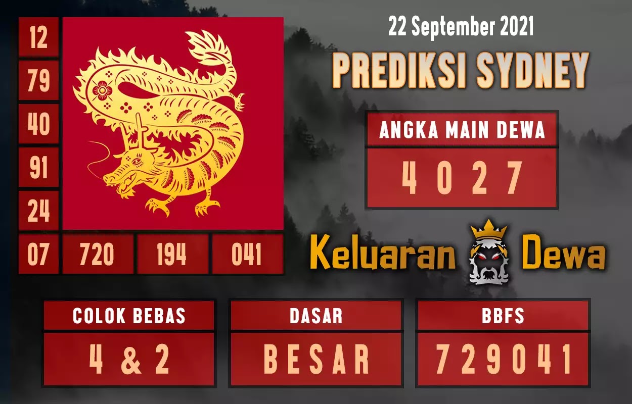 Prediksi Syair Sdy 22 September 2021 - Pangkalantoto