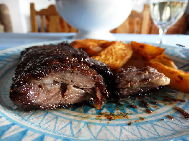 Pluma De Cerdo Ibérico Con Melaza De Granada
