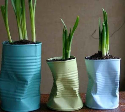 40 ideias de vasos com material reciclado para plantas