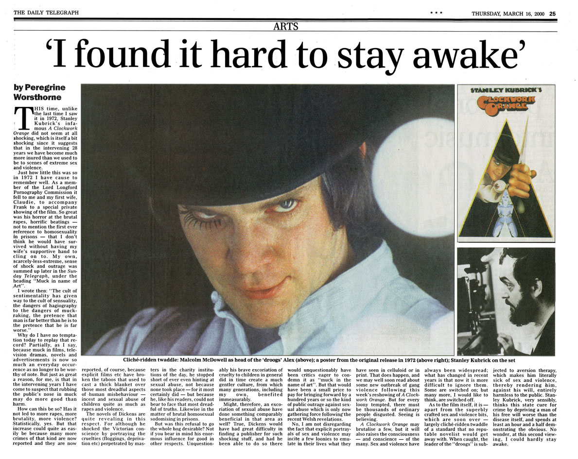 Bear Alley A Clockwork Orange (rerelease, March 2000)