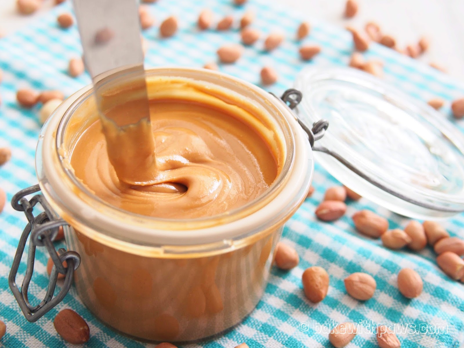 Homemade Peanut Butter BAKE WITH PAWS