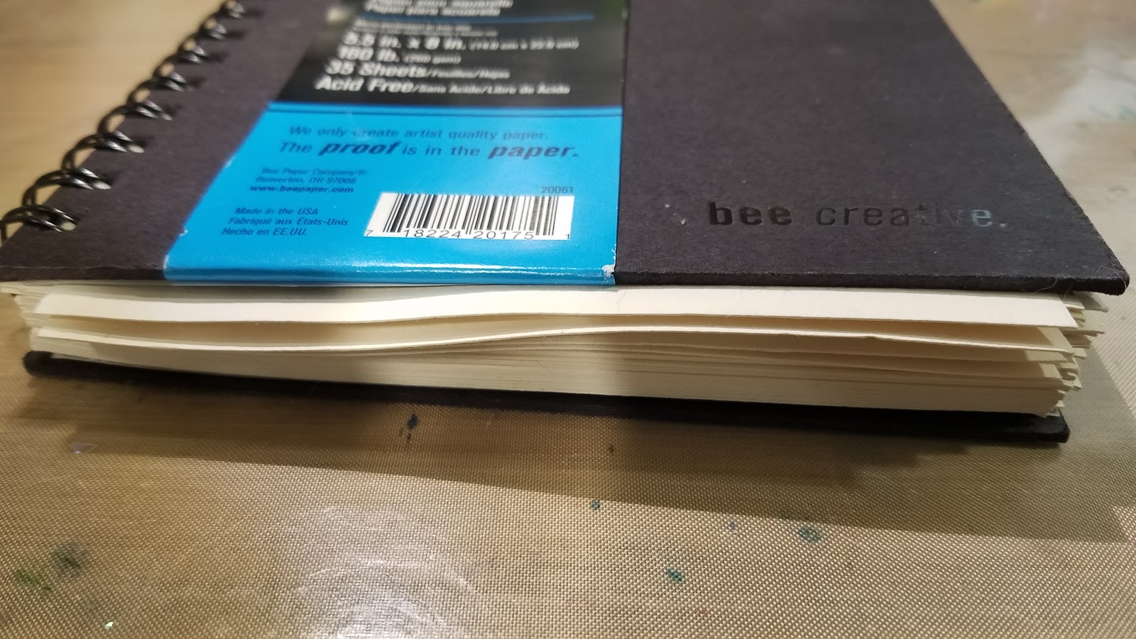 Bee Paper 100% Cotton Watercolor Sheets 22 inch x 30 inch 140lb 5pk