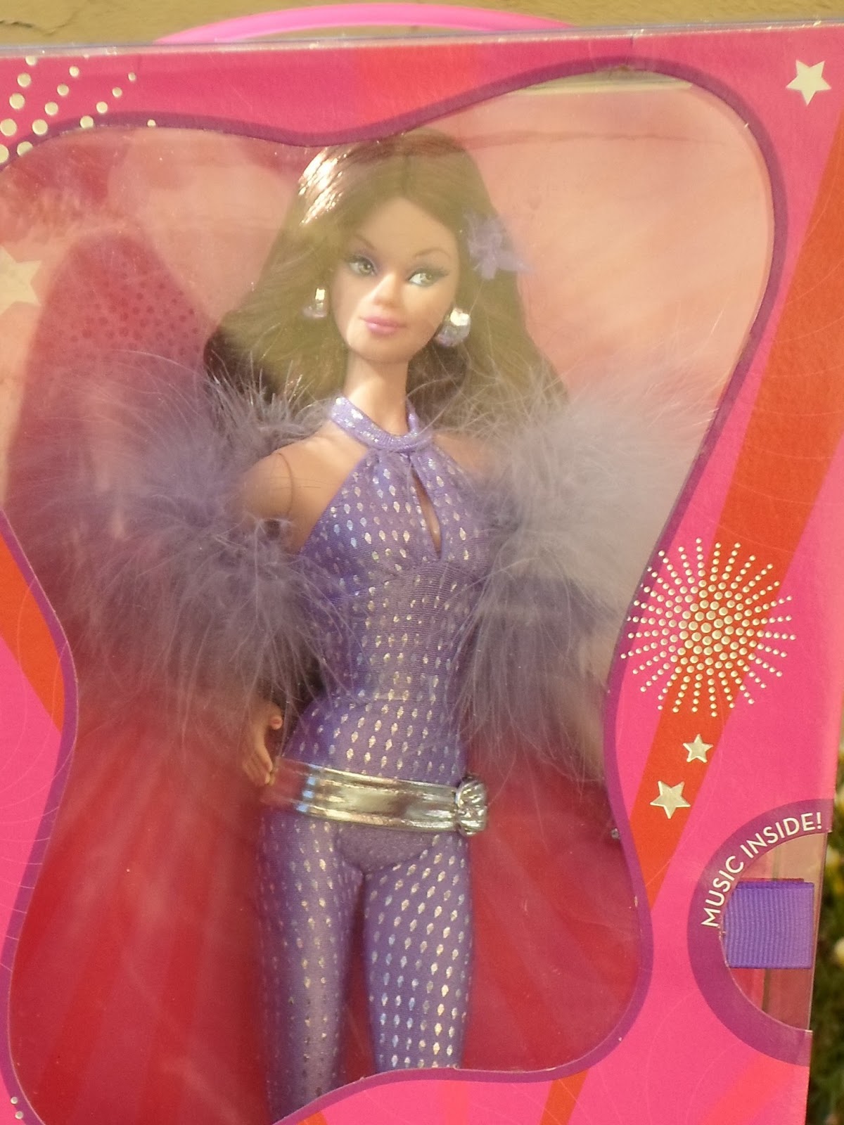 Barbie The Movie Collectible Doll, Margot Robbie As Barbie In Gold Disco Jumpsuit