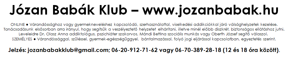 Józan Babák Klub - www.jozanbabak.hu