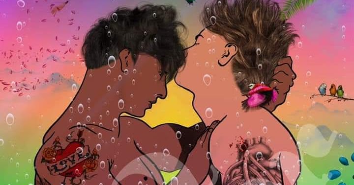 This Friday gay kiss is by Victor Adeniran.