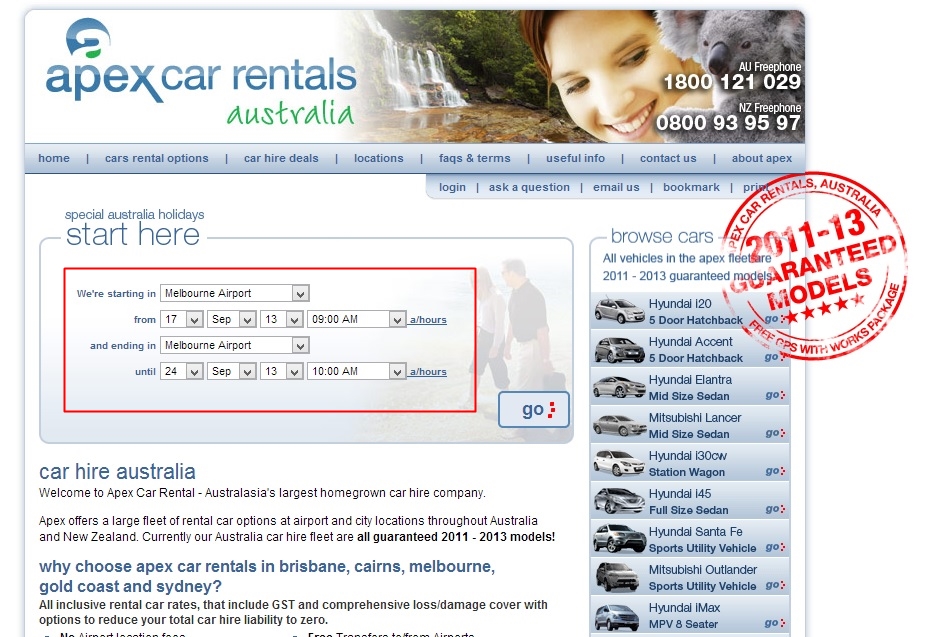 Tips Car Rental in Melbourne, Australia Kaki Berangan