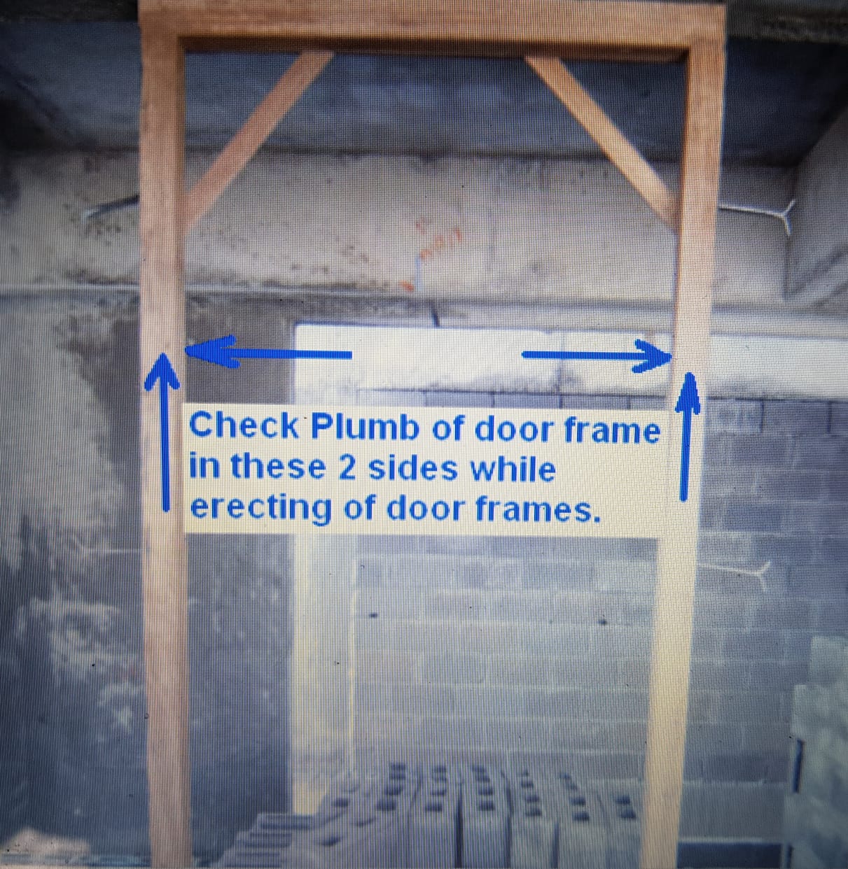 DOOR FRAME // POINTS TO BE CONSIDERED AND CARE TO BE TAKEN WHILE