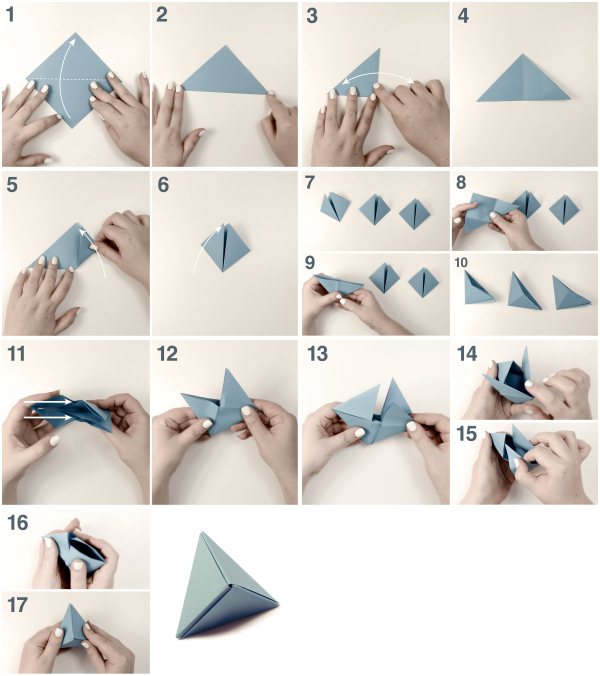 tutorial origami  keren