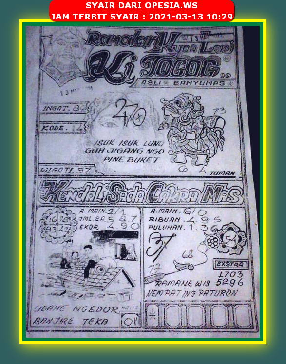 Forum Syair Hongkong 13 Maret 2021 Royal Syair