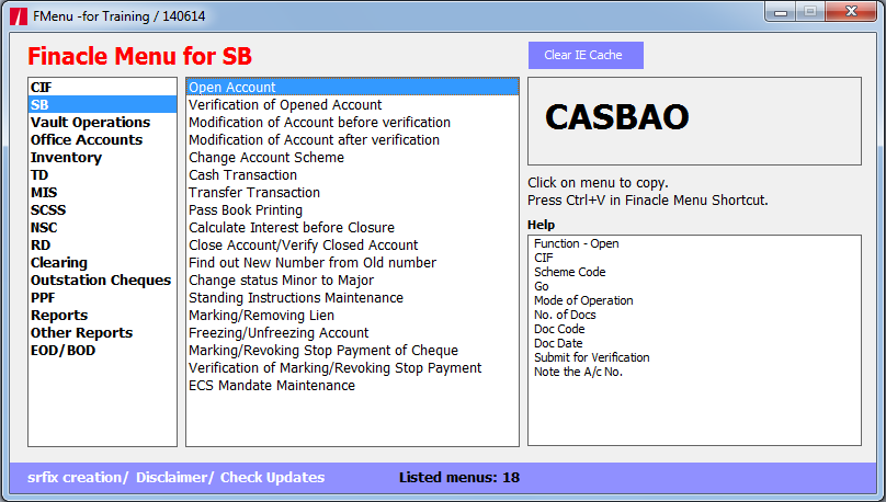 Finacle core banking training manual